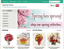 Tablet Screenshot of concordflowershops.com